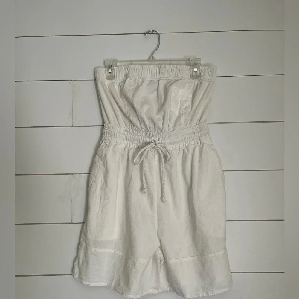 Free People FP Beach Akoi Tube Romper
Dress Ivory Smocked Solid nwot - Picture 5 of 16
